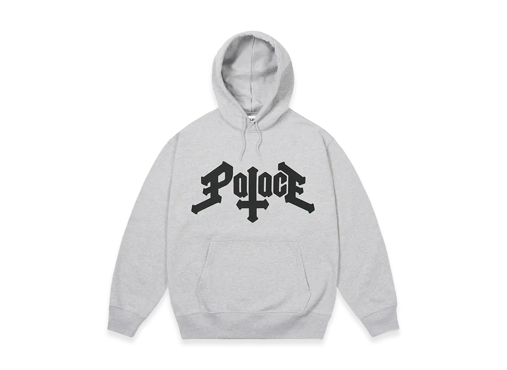 PALACE Cross Hood "Grey Marl"