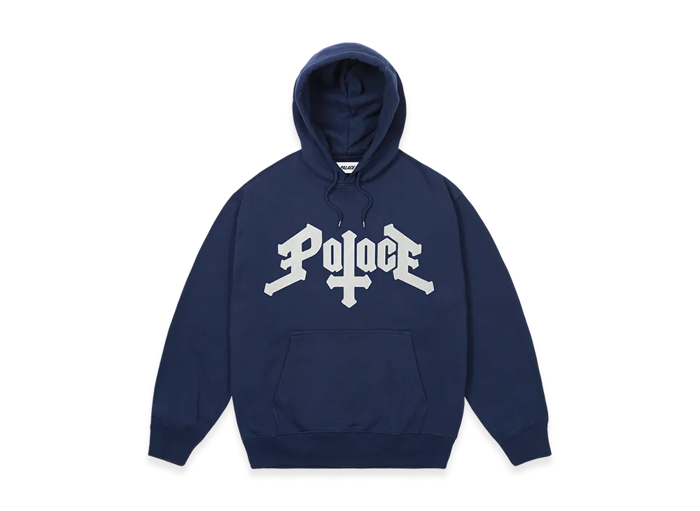 PALACE Cross Hood "Navy"