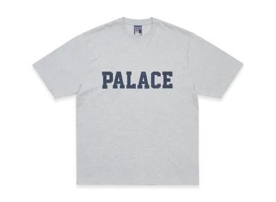 PALACE College T-Shirt "Grey Marl"