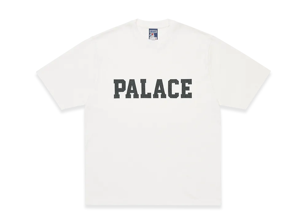 PALACE College T-Shirt "White"
