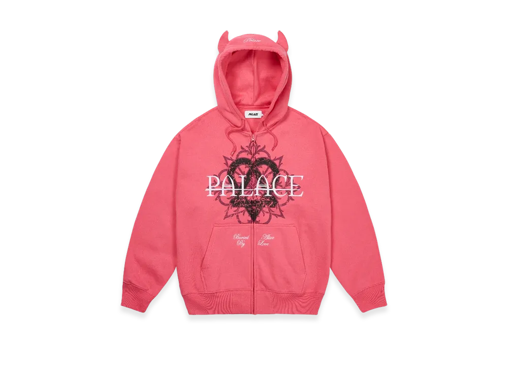 PALACE x HIM Tri Gram Hood "Pink"