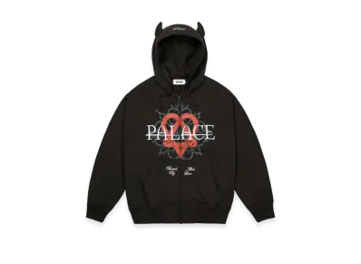 PALACE x HIM Tri Gram Hood "Black"