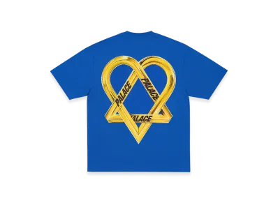 PALACE x HIM Tri Gram T Shirt "Blue"