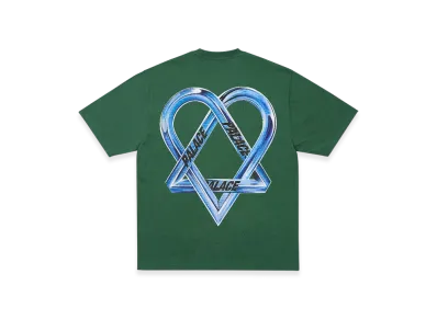 PALACE x HIM Tri Gram T Shirt "Green"
