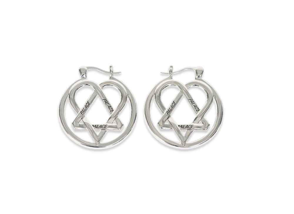 PALACE x HIM Tri Gram Earring "Silver"