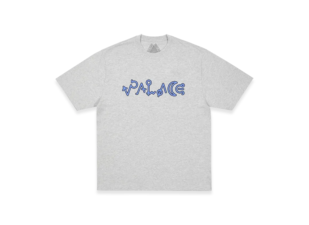 PALACE Navigation T-Shirt "Grey Marl"