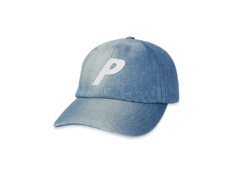 PALACE Denim P 6-Panel "Stone Wash"