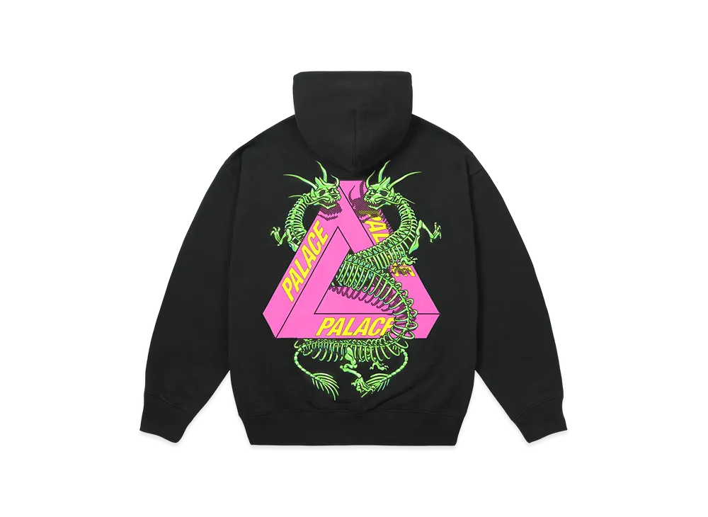 Palace Dragon Bones Tri Hood "Black"