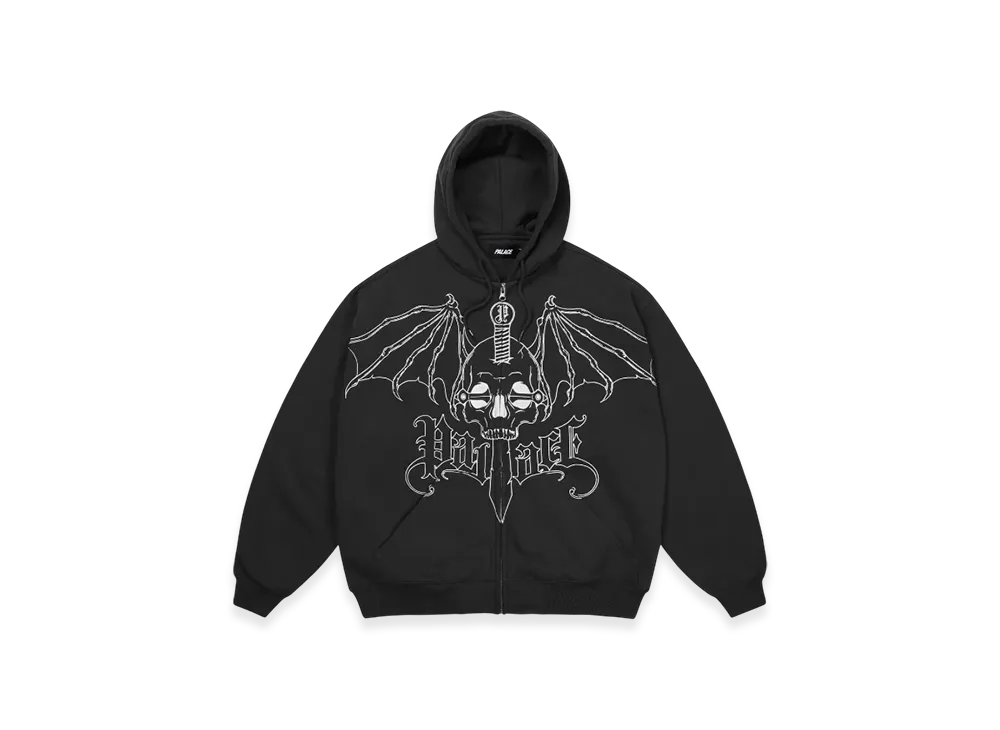 PALACE Wingspan Triple Stitch Hood "Black"