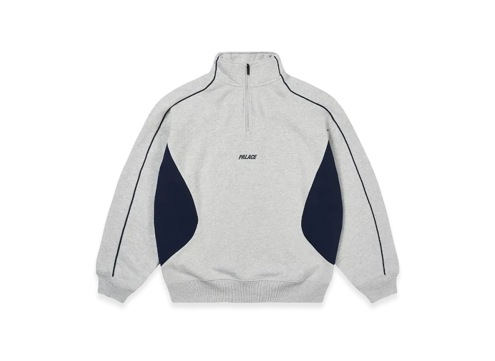 PALACE Inserto 1/4 Zip "Grey Marl"
