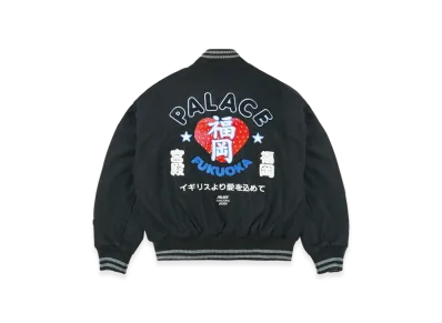 PALACE Fukuoka Varsity Jacket "Black"