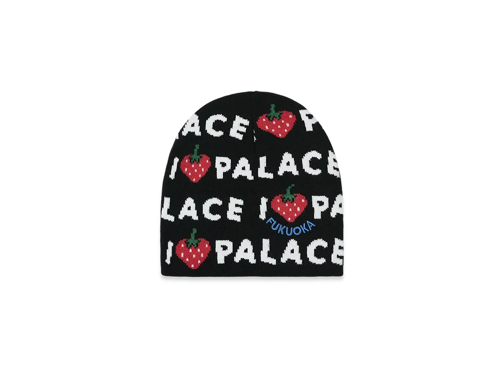 PALACE Fukuoka Beanie Black 福岡 ビーニー PALACE Fukuoka Beanie Black ♻️ • PEOPLE OF FUKUOKA