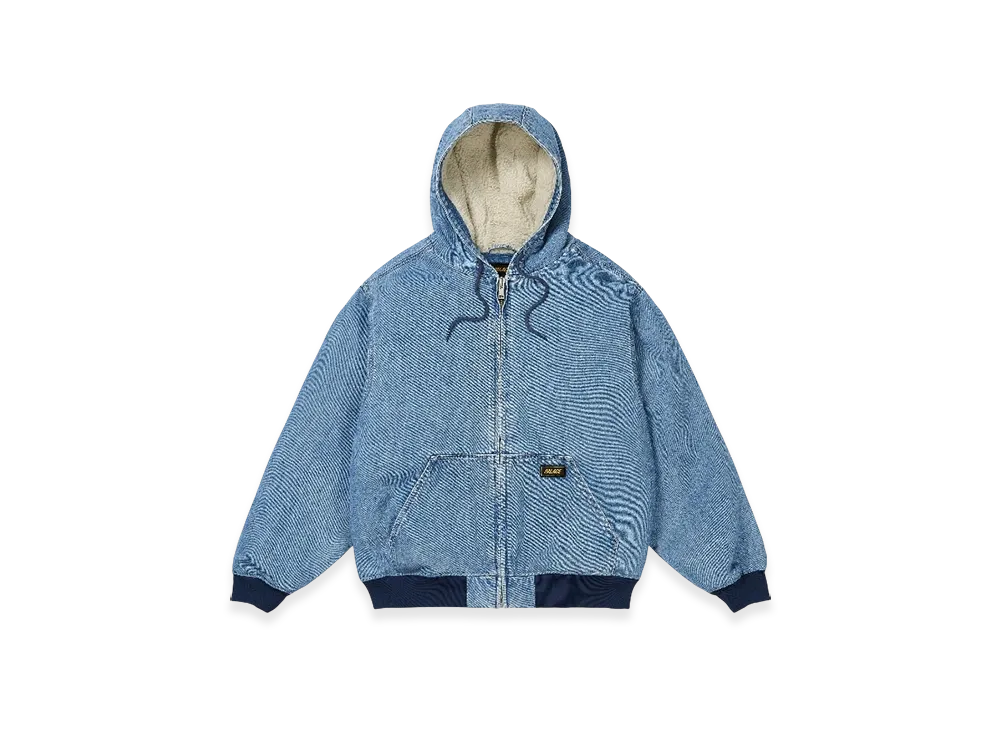PALACE Hooded Sherp Jacket "Light Stone Wash"