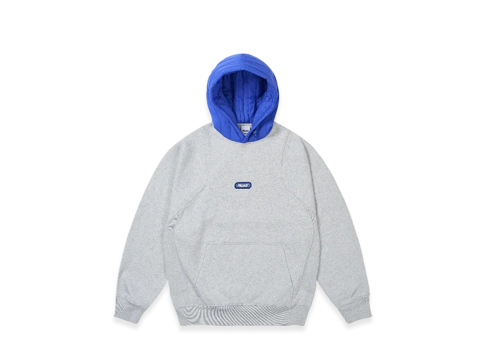 PALACE Puffa Hood "Grey Marl"