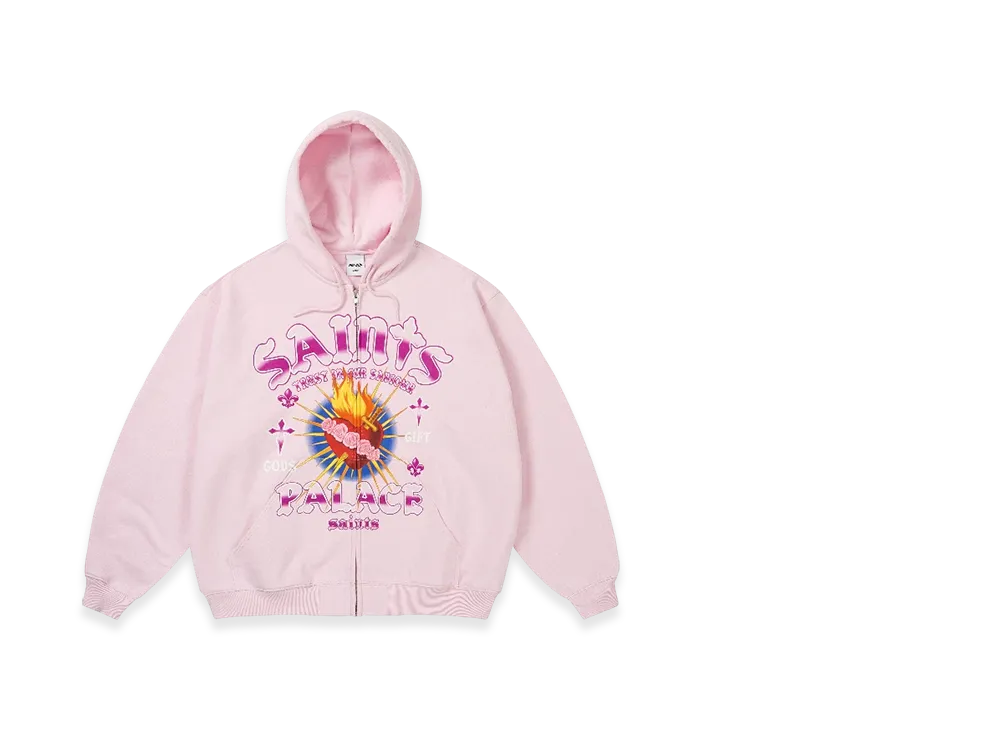 PALACE Gods Gift Zip Hood "Lush Flush"