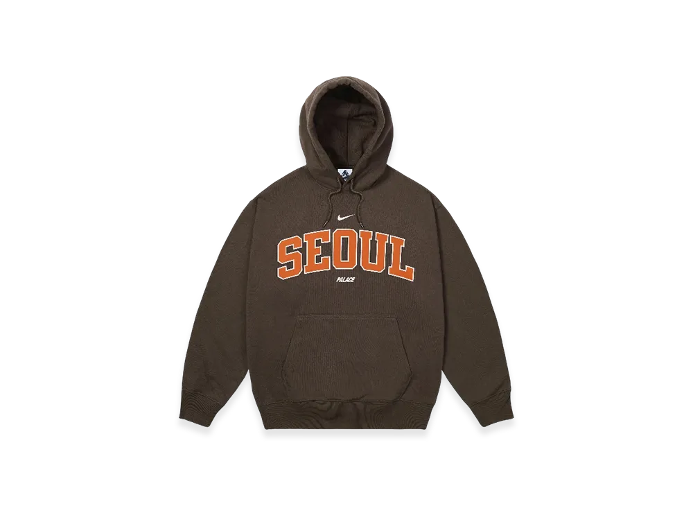 PALACE x Nike Shop Hood Hongdae "Brown"