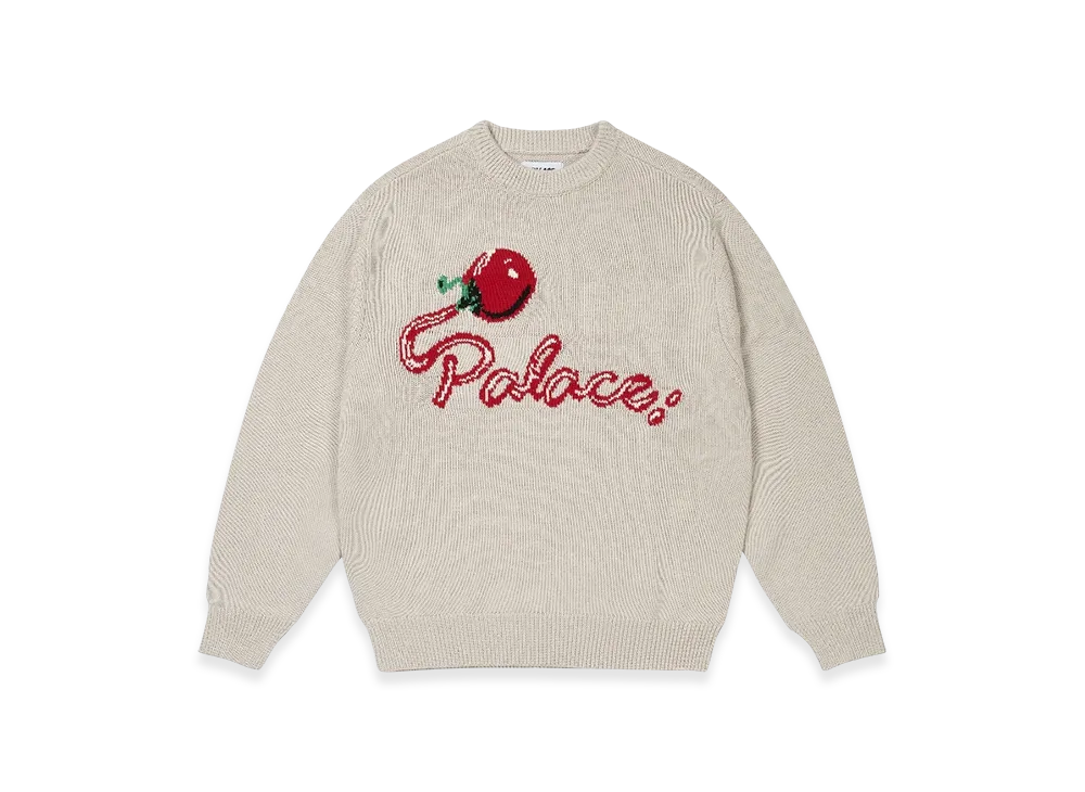 PALACE Tommy Knit "Off White"