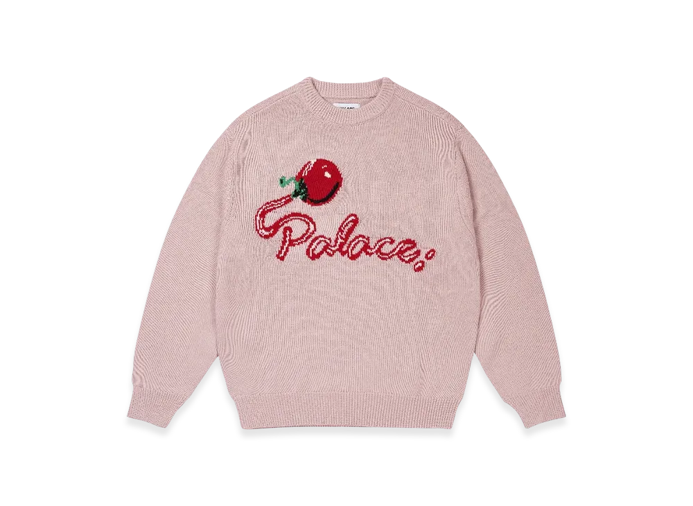 PALACE Tommy Knit "Pink"