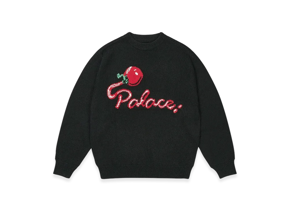PALACE Tommy Knit "Black"