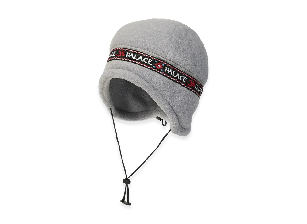 PALACE Polartec Om Earflap Beanie "Grey"
