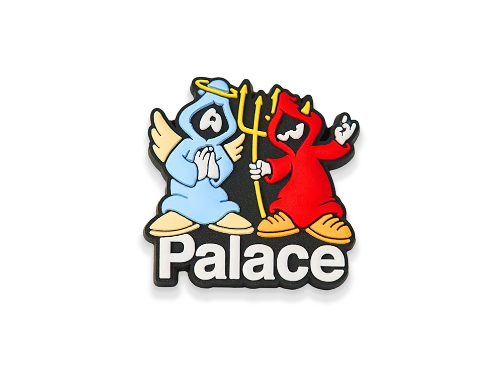 PALACE Right And Wrong Pin Badge "Multi"