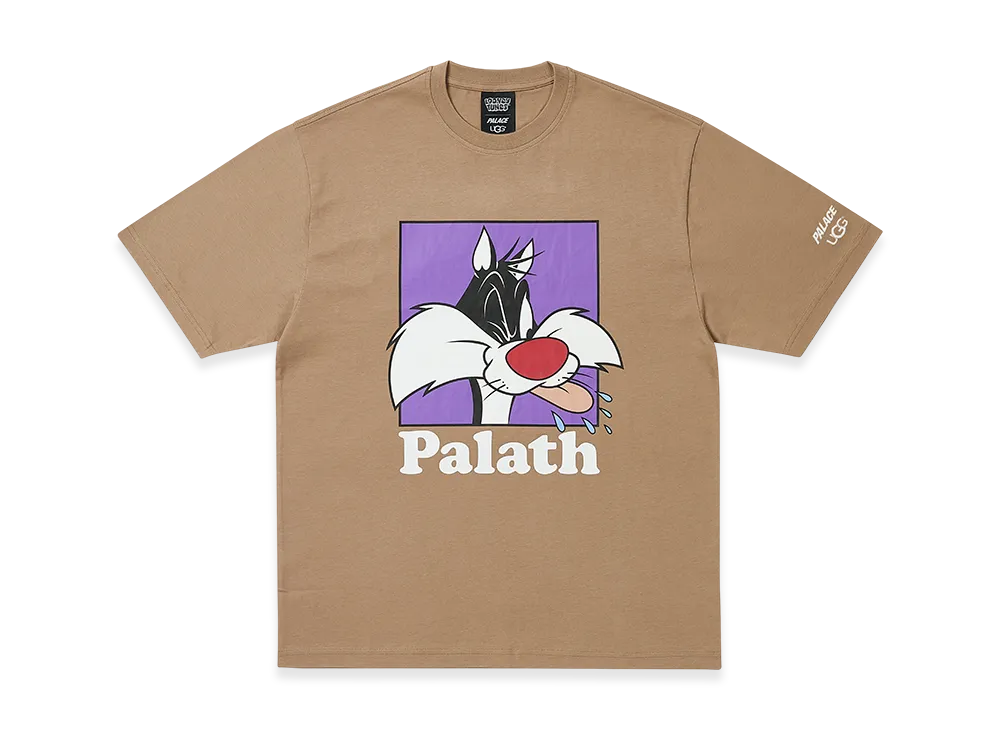 PALACE x UGG x Looney Tunes T Shirt "Chestnut"