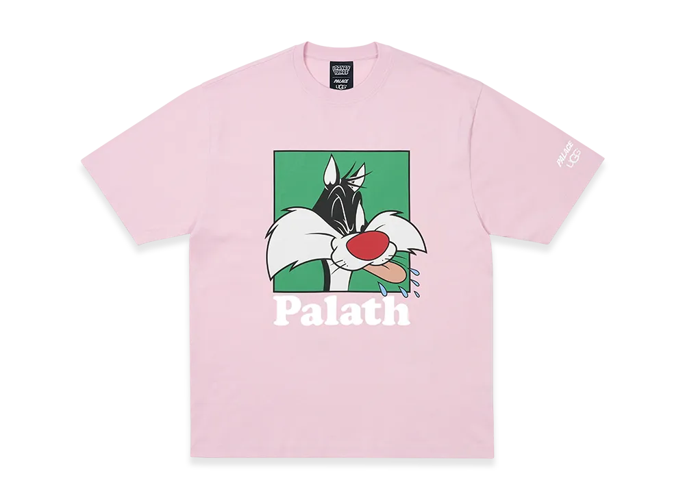 PALACE x UGG x Looney Tunes T Shirt "Pink"