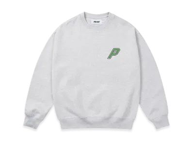 PALACE Collegiate P3 Crew "Grey Marl"