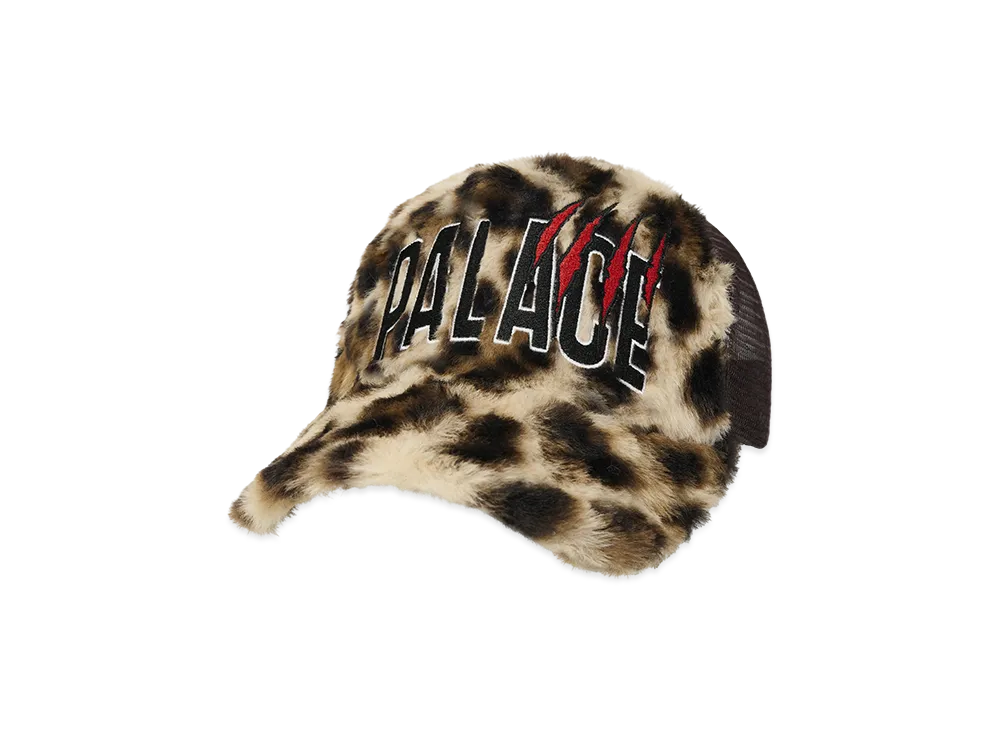 PALACE Claw Furry Trucker "Leopard"