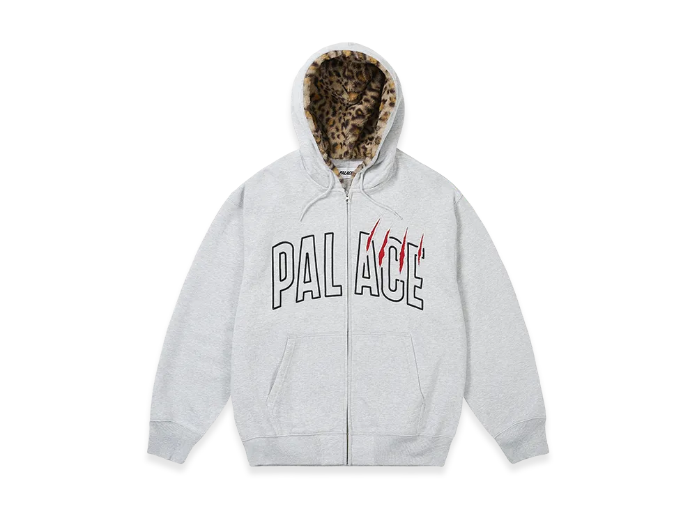 PALACE Claw Zip Hood "Grey Marl"