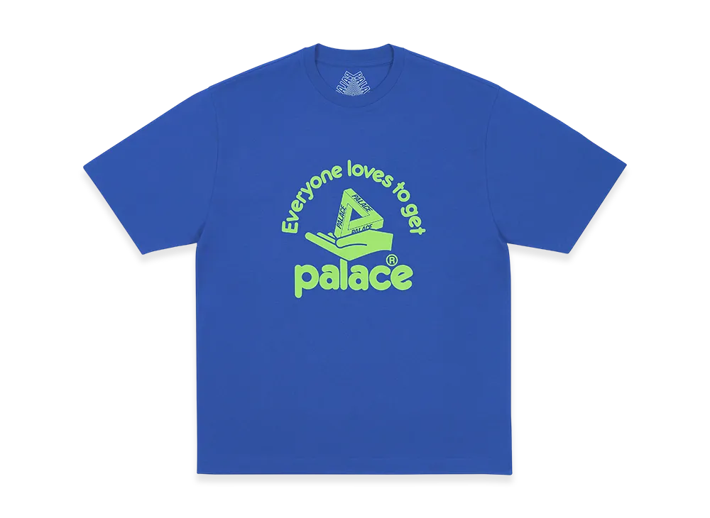 PALACE Hand Out T-Shirt "Blue Berry"
