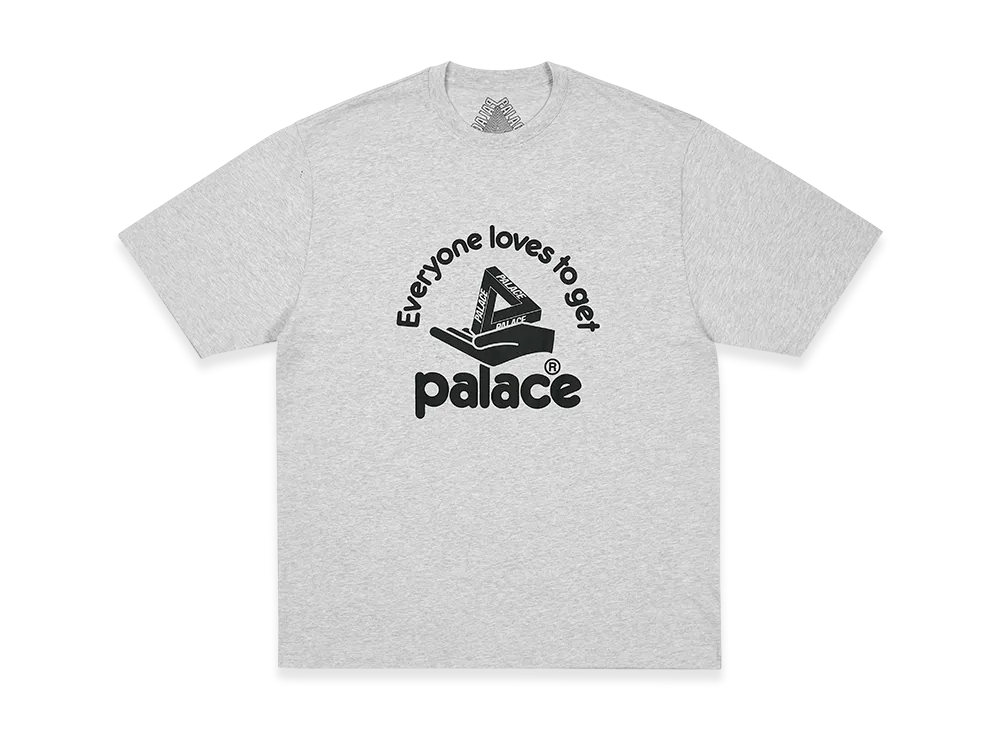 PALACE Hand Out T-Shirt "Grey Marl"