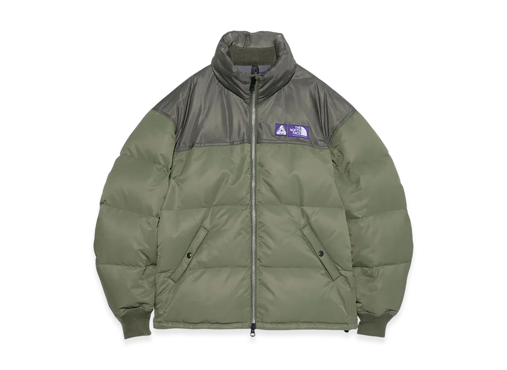PALACE x The North Face Purple Label WINDSTOPPER Field Down Jacket "Sage Green"