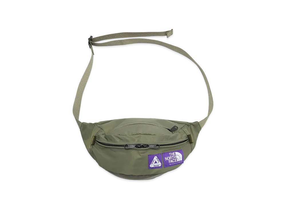 PALACE x The North Face Purple Label Mountain Wind Waist Bag "Sage Green"
