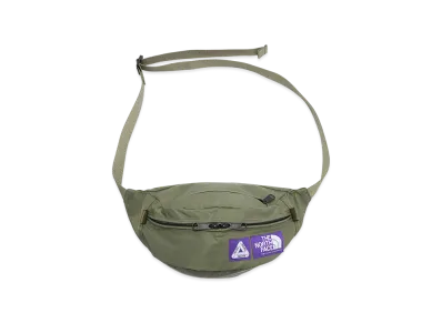 PALACE x The North Face Purple Label Mountain Wind Waist Bag "Sage Green"