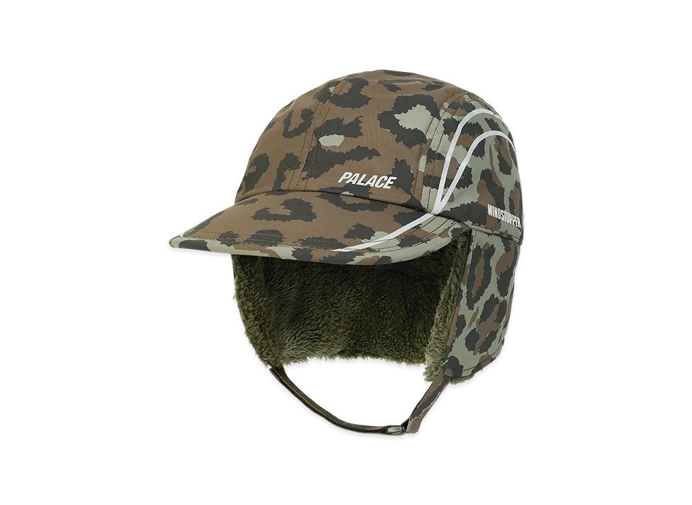 PALACE GORE-TEX WINDSTOPPER Posh Earflap 4-Panel "Cheetah"