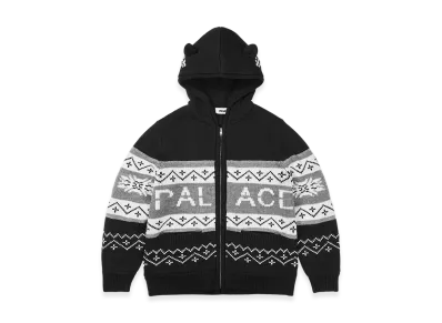 PALACE Loves Me Hooded Knit "Black"