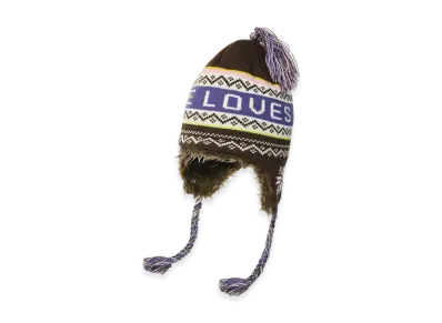 PALACE Loves Me Peruvian Beanie "Brown"