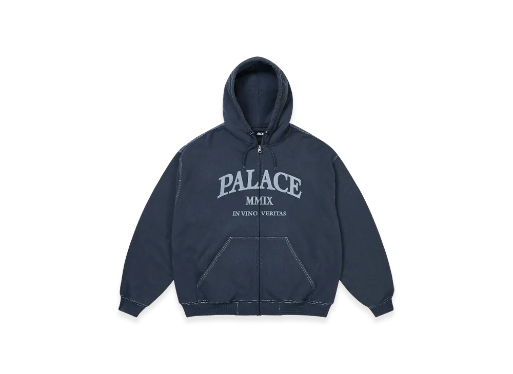 パレス トリプル ステッチ ベリタス ジップ フード "ネイビー"