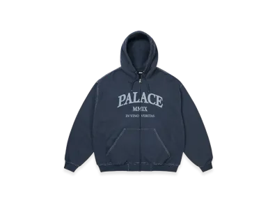 PALACE Triple Stitch Veritas Zip Hood "Navy"