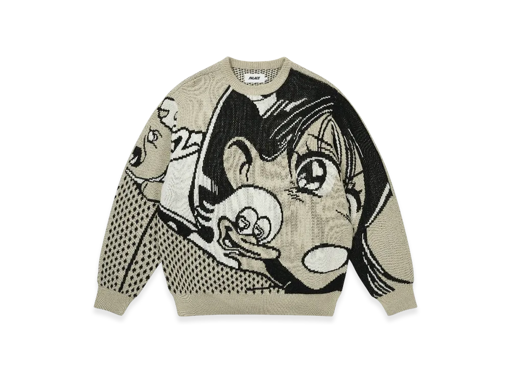 パレス リア ビュー ニット "グレー"