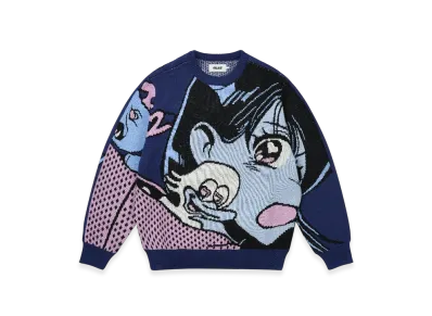 PALACE Rear View Knit "Blue"