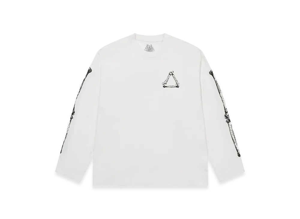 パレス トライ ボーン ロングスリーブ "ホワイト"