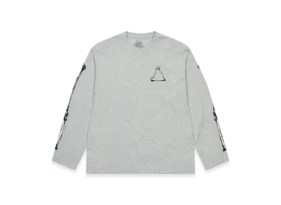 PALACE Tri-Bone Longsleeve "Grey Marl"