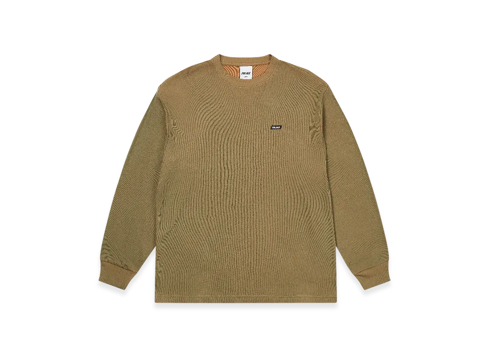 パレス レンチキュラー ロングスリーブ "オリーブ オレンジ"