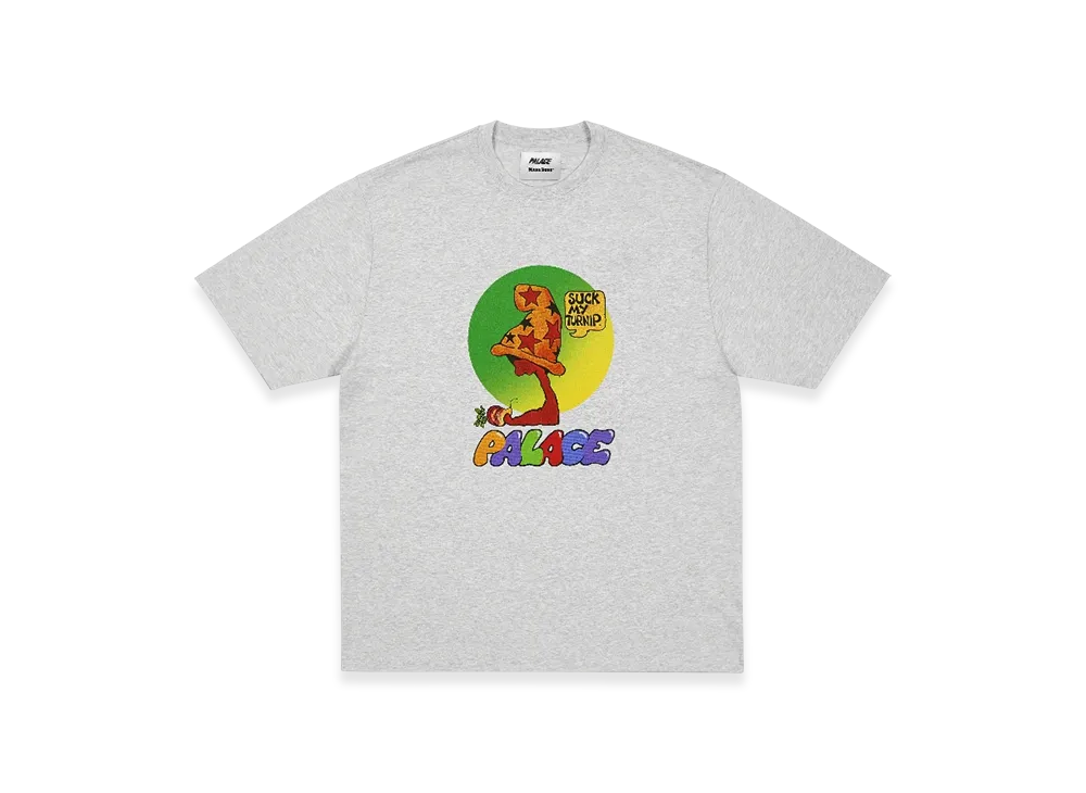パレス マーク ボーデ Tシャツ "グレー マール"