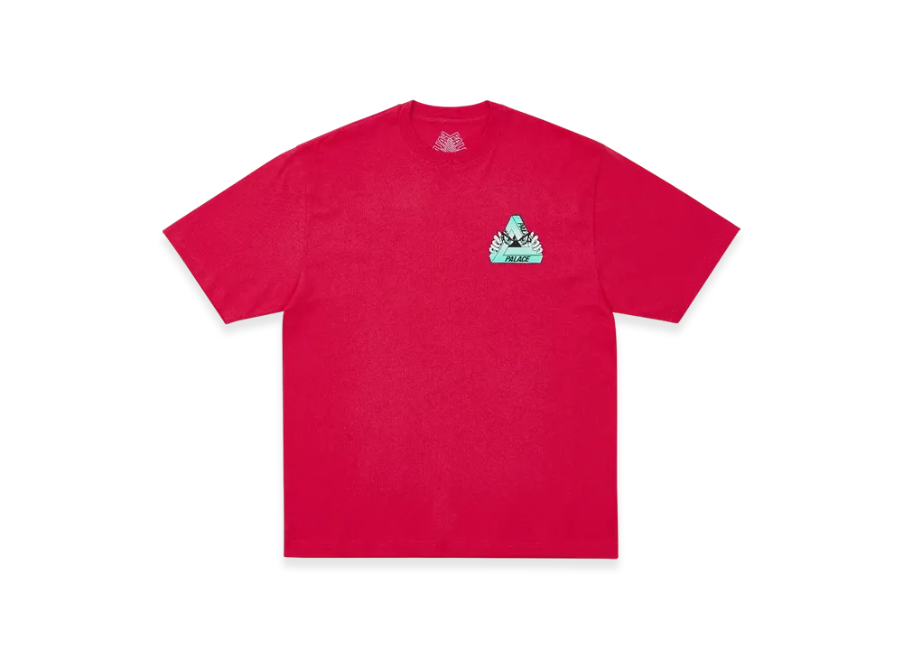 パレス トライ ピーク Tシャツ "レッド"