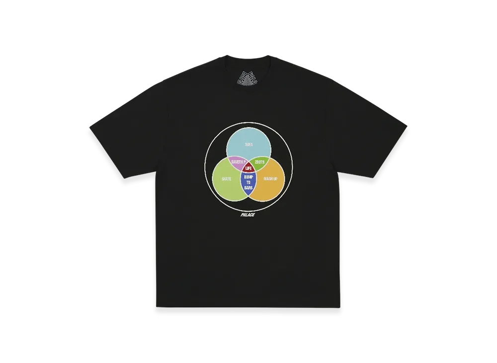 パレス ゼン ダイアグラム Tシャツ "ブラック"