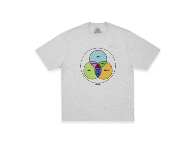PALACE Zen Diagram T-Shirt "Grey Marl"