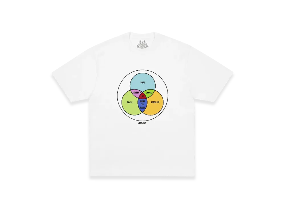 パレス ゼン ダイアグラム Tシャツ "ホワイト"